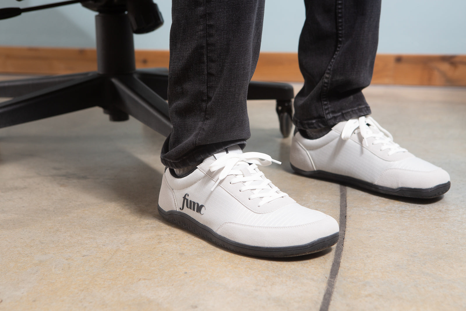 Person wearing Func Shoes