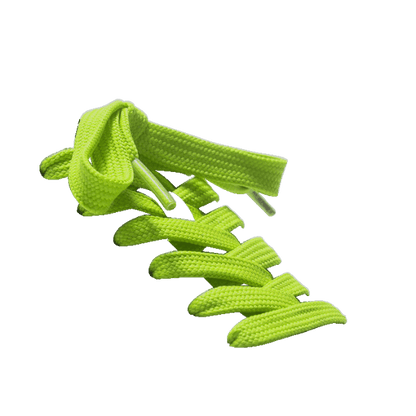 Be Seen Green Stretchy Laces