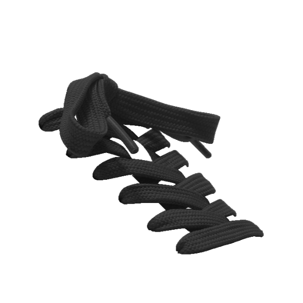 Comeback Black Stretchy Laces