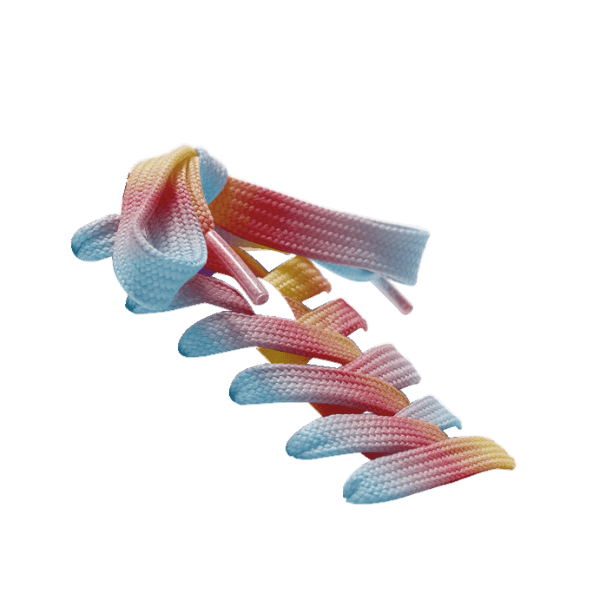 Cotton Candy Stretchy Laces