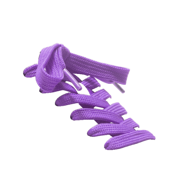 Violent Violet Stretchy Laces